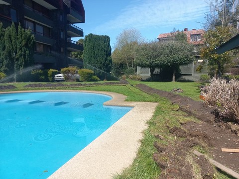 Riego condominio Pucón riegos automaticos